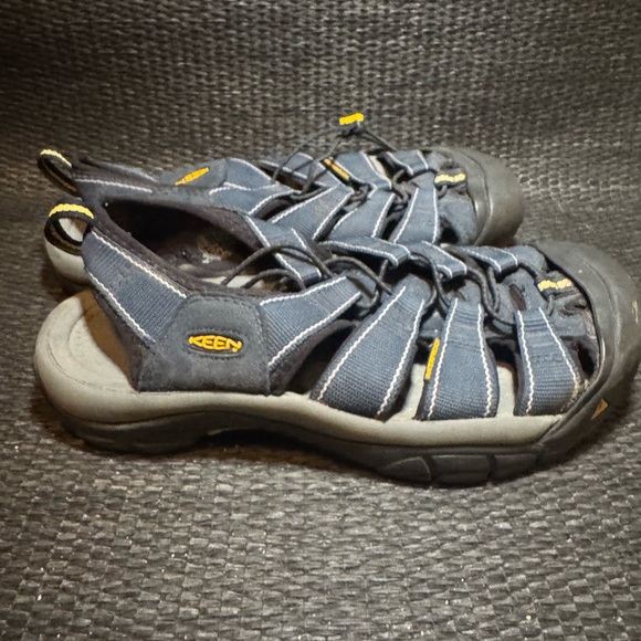 Keen Dark Gray and Yellow Outdoor Sandals - Picture 1 of 7